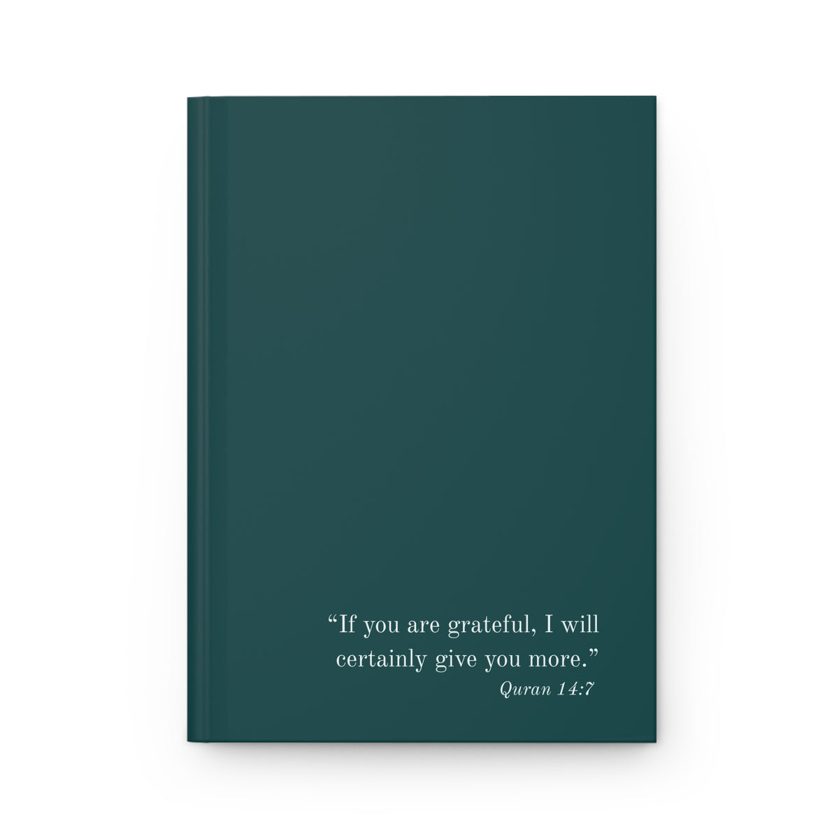 Quran 14:7 Hardcover Journal Matte (Lined)